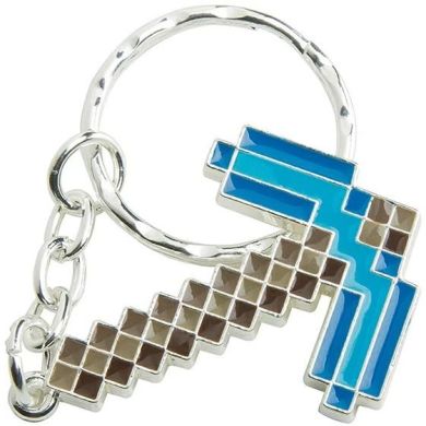 Брелок Minecraft Diamond Pickaxe Keychain-One Size-MultiColor Jinx JINX-3784