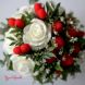 Букет з мила полуниця та білі троянди Green boutique 60