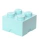 Четырехточечный голубой контейнер для хранения Х4 Lego 40031742