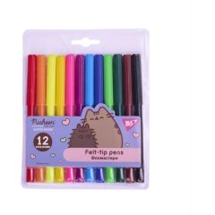 Фломастери Yes 12 кольорів Pusheen 650568