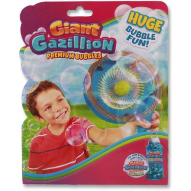 Генератор мыльных пузырей Gazillion Гигант вентилятор, в наборе раствор 118 мл GZ36132