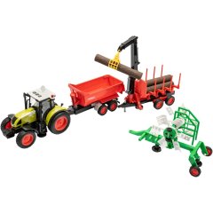 Игрушечный набор инерционных фермерских тележек, 1:16 XIE SHENG TOYS WY900-4