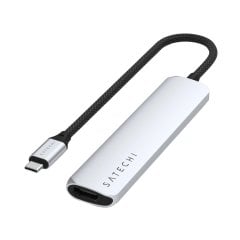 Хаб Satechi 6-in-1 USB-C Slim Multiport 4K Silver ST-P6SS