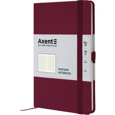 Книга записна Axent Partner, 96 аркушів, клітинка, 8201-46-A