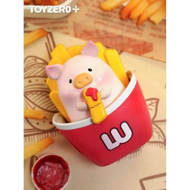 Коллекционная фигурка 10/10 TOYS LuLu the Piggy серия Burger Express Movable Series (blind box) LULU1310