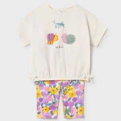 Комплект леггинсов с принтом для малыша Mayoral 80 Лиловый 1753