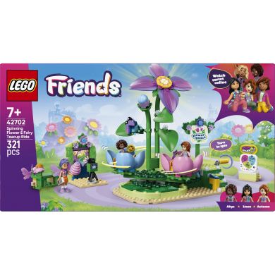 Конструктор Карусель із квітами й чашками та казкова фотобудка Lego Friends 42702