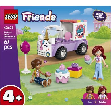 Конструктор LEGO Friends Автомобиль для доставки тортов с единорогами 42675