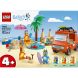 Конструктор Пляж и семейная поездка на автомобили Блуи LEGO Bluey 11202