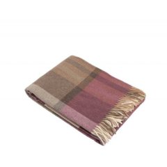 Плед Somma GRENOBLE, цв. 030 бордо-беж, 130x190 см 22435