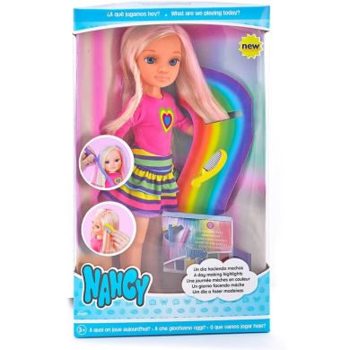 ЛялькаНенсі з кольоровою крейдою та аксесуарами для волосся, 43 см Nancy 700013865