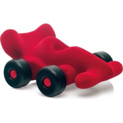 Машинка из каучуковой пены Rubbabu (Рубабу) гоночная красная 20038, Красный