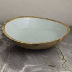 Миска оверсайз Madras, оливковая 45.75x45.75x13.25