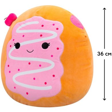 М'яка іграшка SQUISHMALLOWS ВИШНЕВИЙ ПОНЧИК ПЕРЛ (36 см) SQCR06742