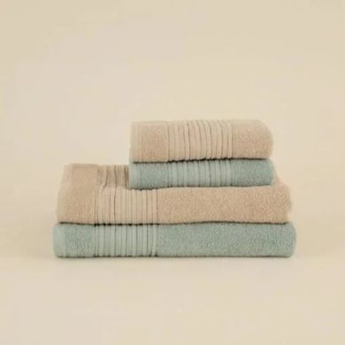 Набір для хамаму з 4 рушників LINE SOFT, бежевий / пудровий Karaca Home 1000242204001