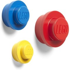 Набір настінних вішалок (червона синя жовта) Lego 40161732