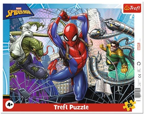 Пазлы Trefl Puzzle Disney Marvel Spiderman Бесстрашный Спайдермен 25 элементов 31347