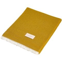 Плед SHEFFIELD XL, SENAPE Biancoperla Горчичный