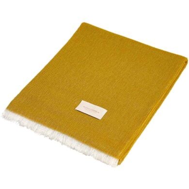 Плед SHEFFIELD XL, SENAPE Biancoperla Горчичный