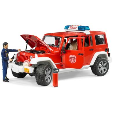 Пожарна техніка Bruder Wrangler Unlimited Rubicon + фігурка пожежника 02528