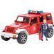 Пожарна техніка Bruder Wrangler Unlimited Rubicon + фігурка пожежника 02528