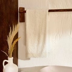 Полотенце для лица Karaca Home Artisan Soil, 50x90 см, бежевый 1000252112001, 30 x 50