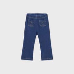 Брюки для девочки джинсовые стрейч 4E, р.68 Темно-синий Mayoral 1543