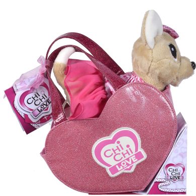 Собачка CCL Розовое сердце, с сумочкой, 3+ Chi Chi Love 5890055