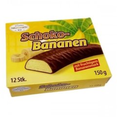 Суфле в шоколаде Hauswirth Schoko-Banane, банан 150г 24шт/ящ 9001395710018