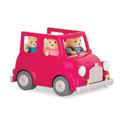 Машинка Li`l Woodzeez з валізою рожева WZ6547Z