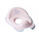 Туалетное сиденье Зайчики с противоскользящими резинками Светло-розовый Tega baby KR-002-104