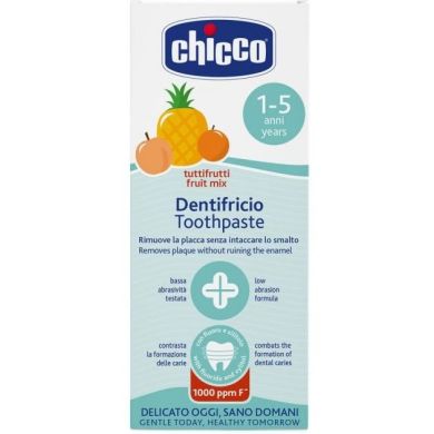 Зубная паста Chicco Тутти-Фрутти с фтором 50 мл 10608.00 8058664138715