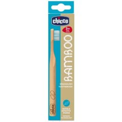 Бамбукова зубна щітка Chicco Блакитна 10623.00.40 2900990815562, Блакитний