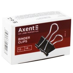 Биндер Axent, 19 мм, 12 штук 4401-A