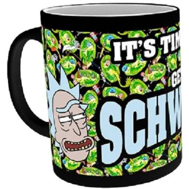 Чашка хамелеон RICK AND MORTY Get Schwifty (Рік і Морті) 320 мл MGH0063