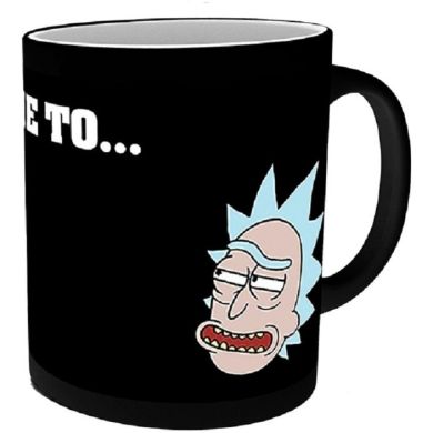 Чашка хамелеон RICK AND MORTY Get Schwifty (Рік і Морті) 320 мл MGH0063