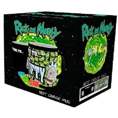 Чашка хамелеон RICK AND MORTY Get Schwifty (Рік і Морті) 320 мл MGH0063
