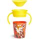 Чашка непроливная Miracle 360 Deco Жирафа, 177мл Munchkin 051833, Жёлтый