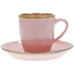 Чашка для эспрессо Unitable Rose&Tulipani CONCERTO ROSA ANTICO 90сс Розовый R134400015
