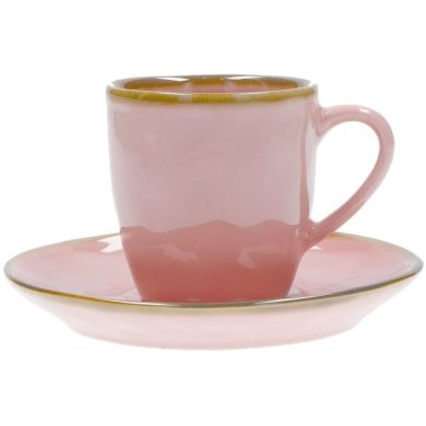 Чашка для еспресо Unitable Rose&Tulipani CONCERTO ROSA ANTICO 90сс Рожевий R134400015