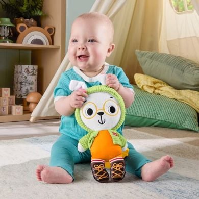 Игрушка Зайка-обнимашка с прорезывателем Fisher-Price JLB87