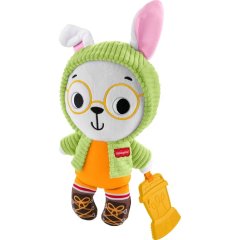 Игрушка Зайка-обнимашка с прорезывателем Fisher-Price JLB87