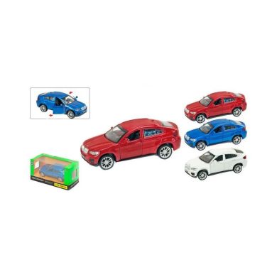 Іграшкова машинка Автопром металева BMW 1:43 , 3 кольори, відкриваються двері 4306