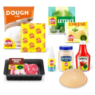 Игровой набор со слаймами SLIME MART серии Shopping Basket БУРГЕР 15905A
