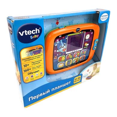 Інтерактивна іграшка VTech Перший планшет озвучений російською 80-151426, Помаранчевий
