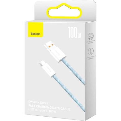 Кабель Baseus USB to Type-C 100W 20V/5A 1mCALD000603 синий