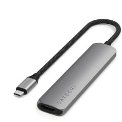 Хаб Satechi 6-in-1 USB-C Slim Multiport 4K Space Grey ST-P6SM