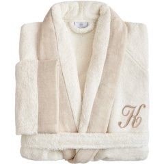 Халат LEONARDO, Размер M, вышивка буквы "K" Biancoperla