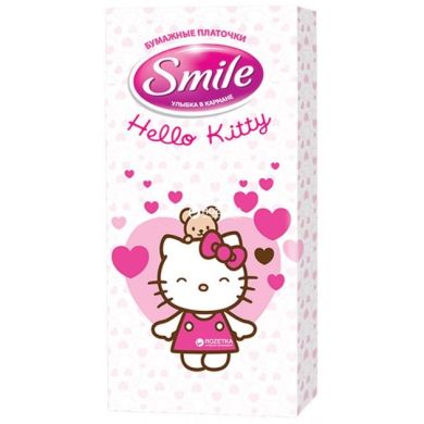 Платочки карманные Smile Гапчинская / Hello Kitty mix 36604500 4823071618617
