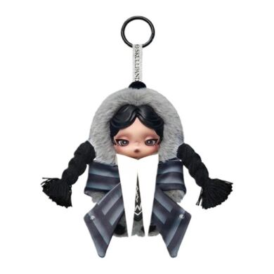 Коллекционная мягкая игрушка SKULLPANDA Wednesday (Серия Nevermore Academy Uniform), арт. SWNA-01 POP MART SWNA-01